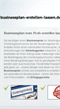 Mobile Screenshot of businessplan-erstellen-lassen.de